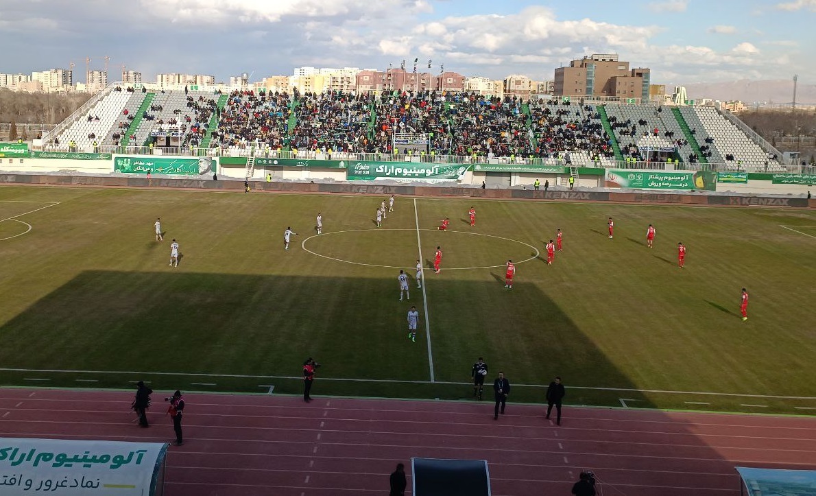گزارش زنده: آلومینیوم ۰ - ۰ پرسپولیس +ویدیو