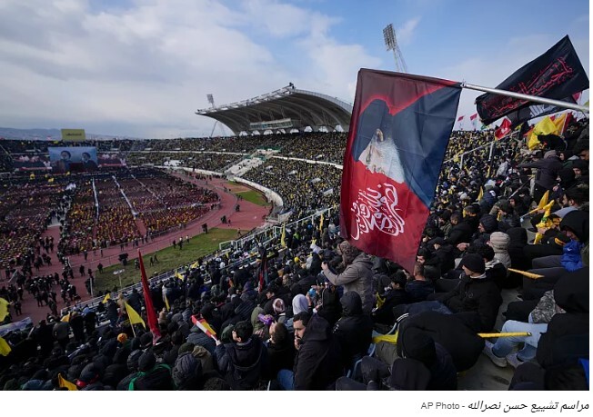 «پایبند به عهد»؛ مراسم تشییع پیکر حسن نصرالله برگزار شد