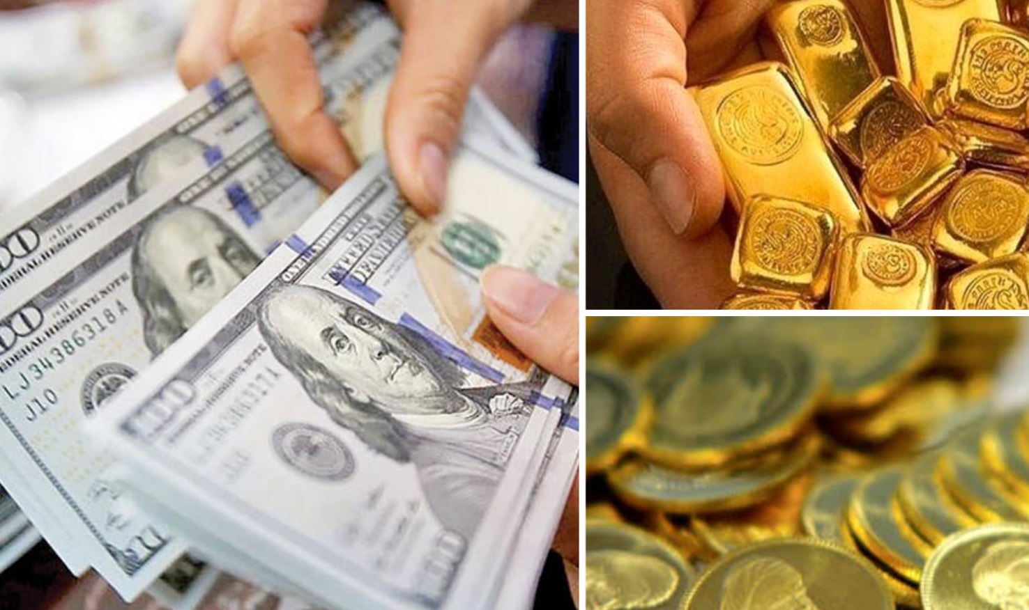 آخرین قیمت طلا، دلار، سکه و ارز