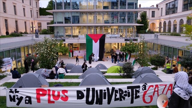اعتراض‌های دانشجویی علیه اسرائیل در فرانسه