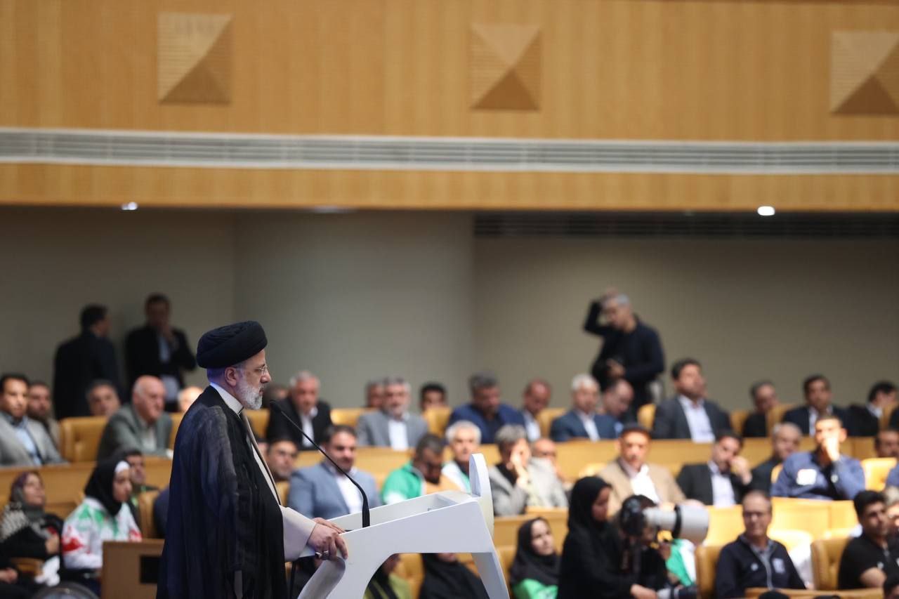 رئیسی: روبرو نشدن برابر ورزشکار اسرائیلی، نشانه پیوند داشتههای عقیدتی با روحیه ورزشکاری است رئیسی: روبرو نشدن برابر ورزشکار اسرائیلی، نشانه پیوند داشتههای عقیدتی با روحیه ورزشکاری است