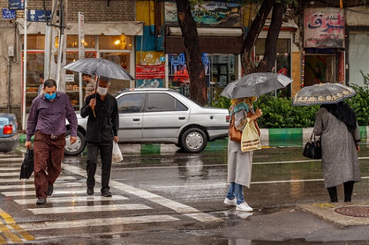 رگبار باران و افزایش دما تا دوشنبه