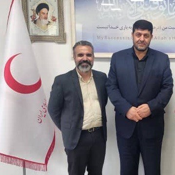 دیدار مدیرعامل موسسه خیریه نیک گامان با رییس جمعیت هلال احمر