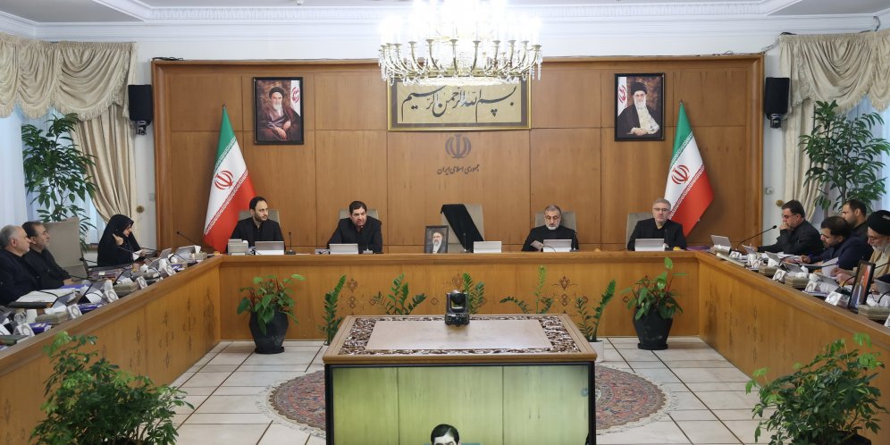 اولین جلسه هیات دولت با حضور «مخبر» برگزار شد