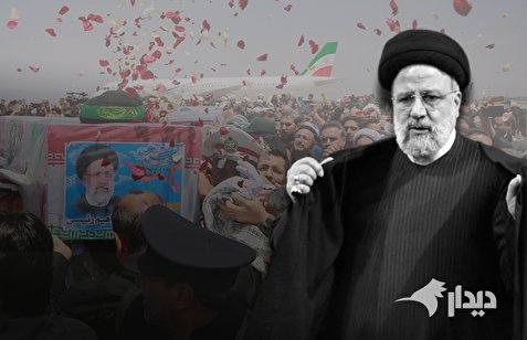 پیکر شهید رئیسی در حرم امام رضا آرام گرفت/ مزار رئیس‌جمهور +ویدیو