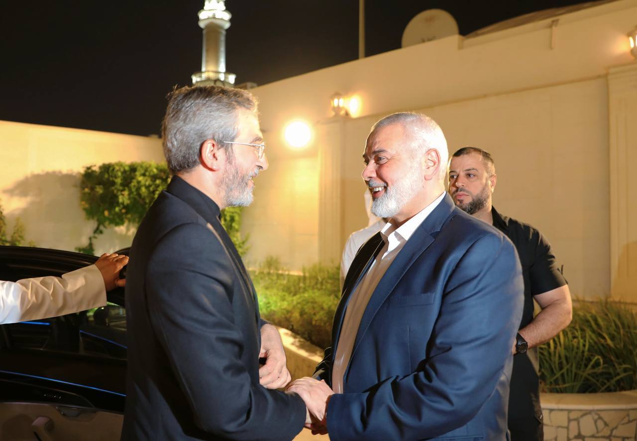 دیدار باقری با هنیه در دوحه