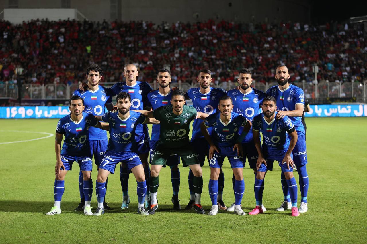 گزارش زنده: نساجی ۰ - ۰ استقلال/ پرسپولیس ۰ - ۳ استقلال خ/ پایان نیمه اول