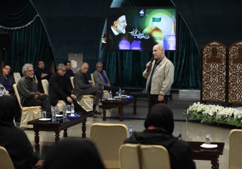 حضور تعدادی از هنرمندان در مراسم شهید رئیسی +عکس