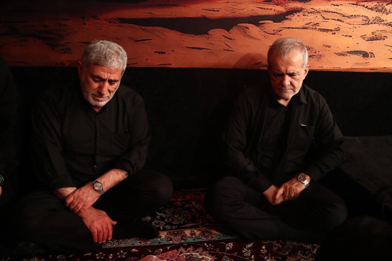 حضور پزشکیان و قاآنی در مهدیه امام حسن مجتبی(ع) +عکس حضور پزشکیان و قاآنی در مهدیه امام حسن مجتبی(ع) +عکس