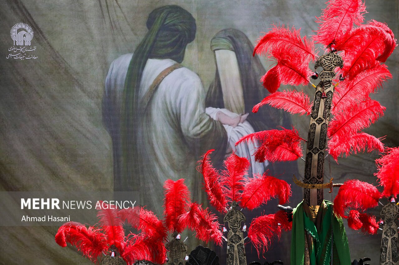 عزاداری عاشورا در حرم امام رضا(ع)