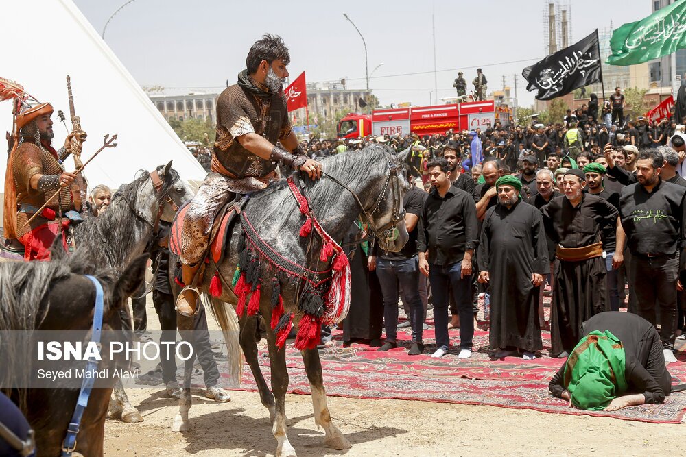 مراسم خیمه‌سوزان در قم