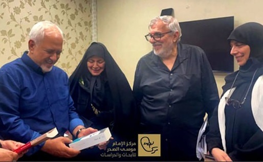 دیدار ظریف با خانواده امام موسی صدر