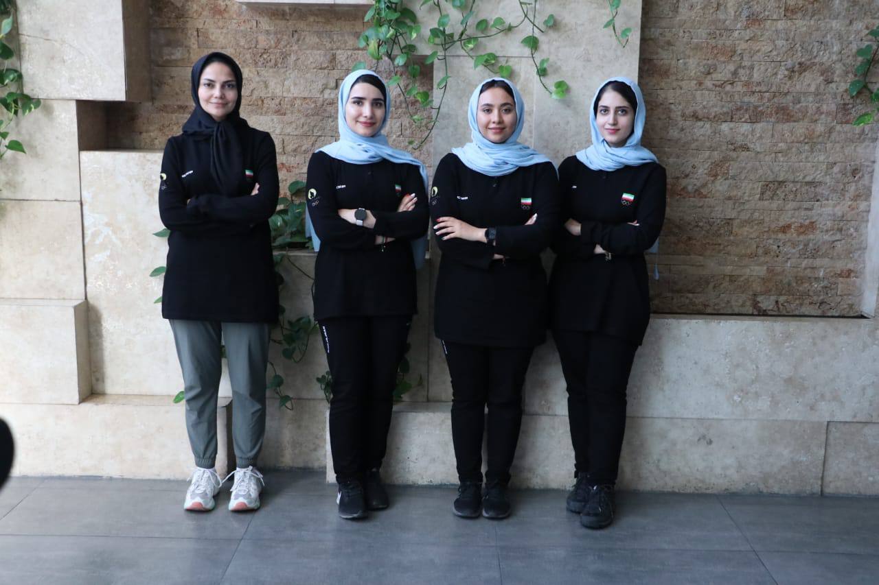 دومین کاروان المپیکی ایران راهی پاریس شد