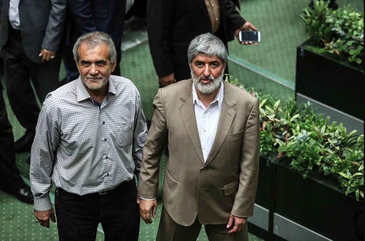 حمایت علی مطهری از پزشکیان
