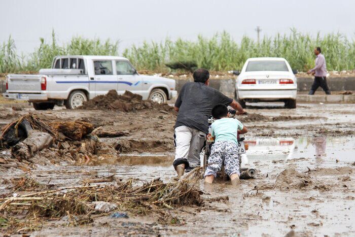 احتمال وقوع سیلاب در مازندران