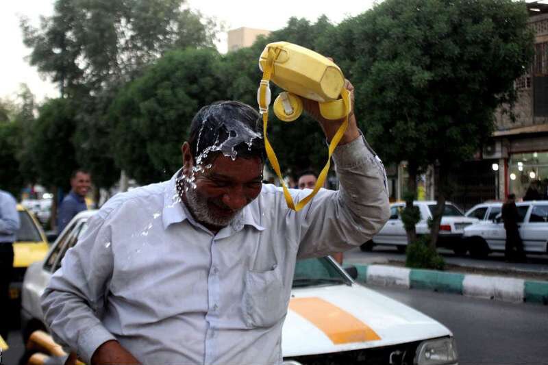 رگبار باران در کشور و گرمای ۴۴ درجه اهواز