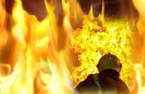 آتشسوزی انبار پالت در گرمدره کرج آتشسوزی انبار پالت در گرمدره کرج