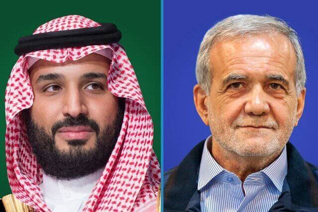 پیام تبریک پزشکیان به پادشاه و ولیعهد عربستان
