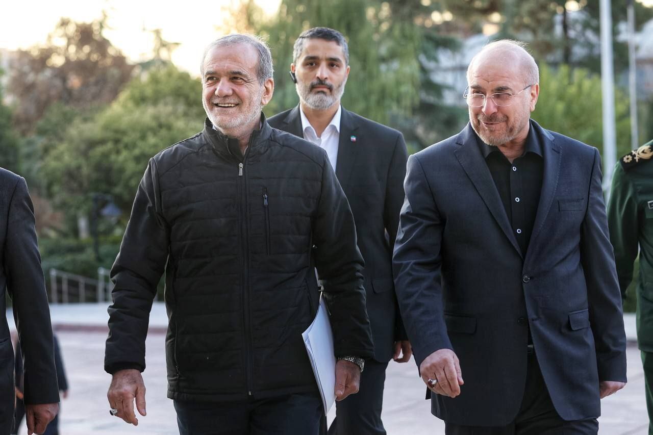 نشست مشترک مجلس و دولت با حضور قالیباف و پزشکیان نشست مشترک مجلس و دولت با حضور قالیباف و پزشکیان