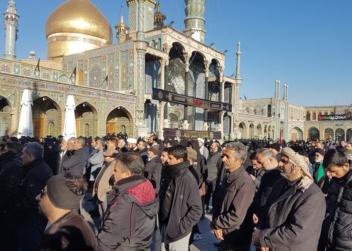 پیکر سه شهید گمنام در قم تشییع شد