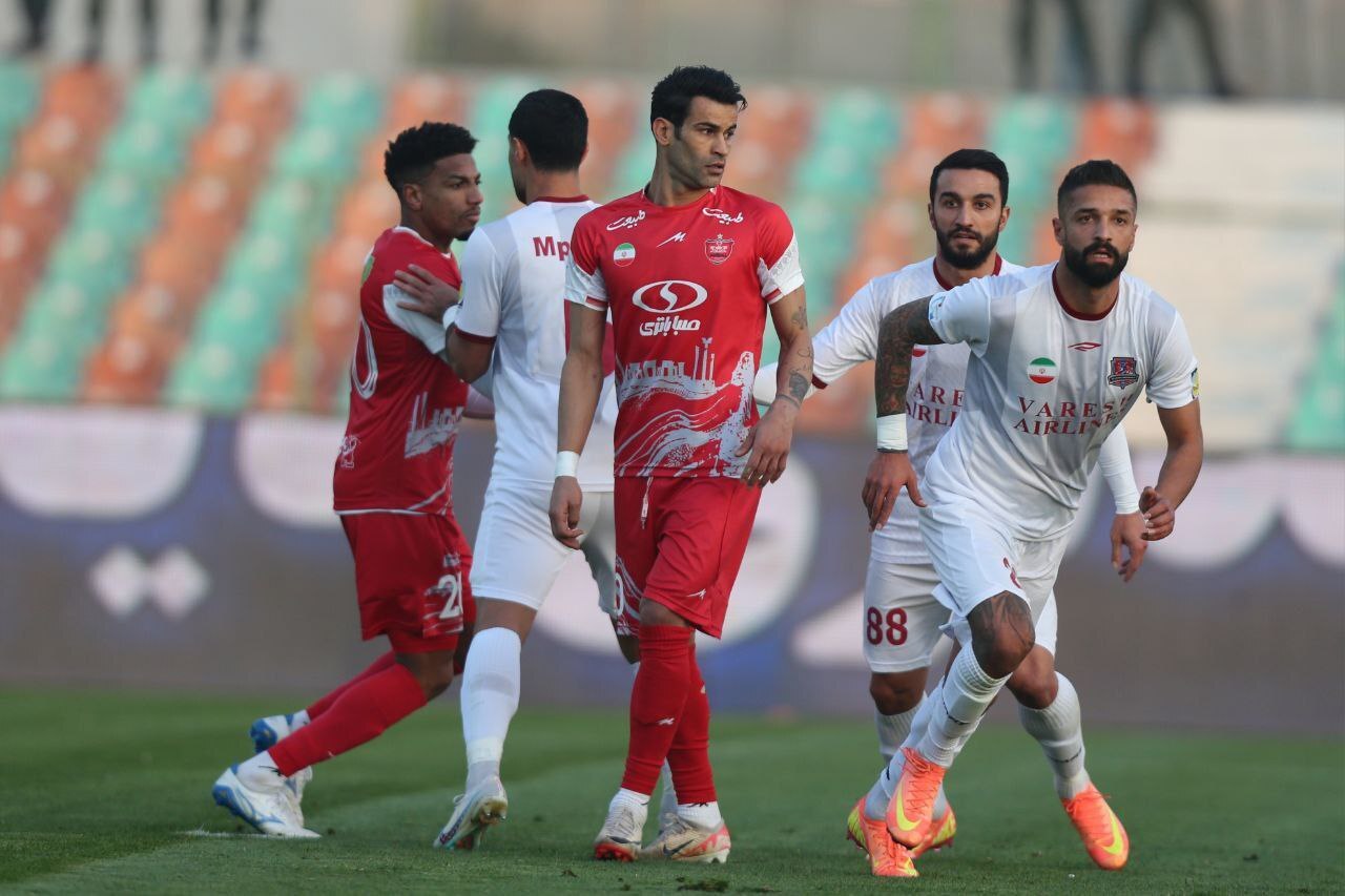 گزارش زنده: پرسپولیس ۰ - ۱ نساجی +ویدیو