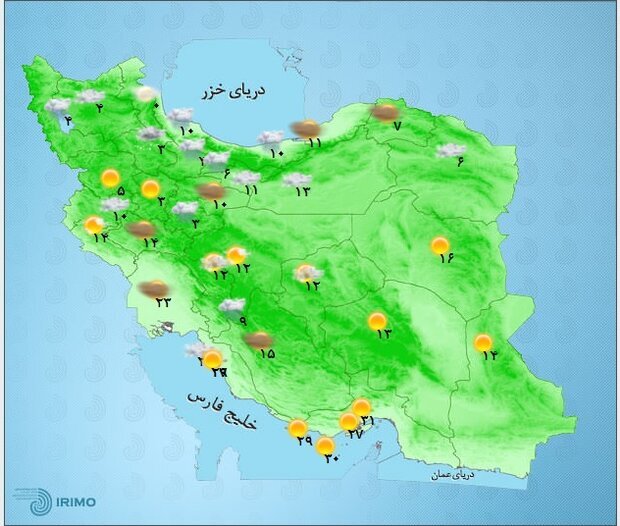 ورود موج بارشی جدید به کشور از هفته آینده ورود موج بارشی جدید به کشور از هفته آینده