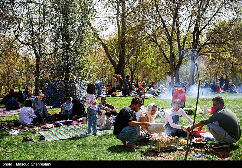 سیزده‌بدر در دل طبیعت