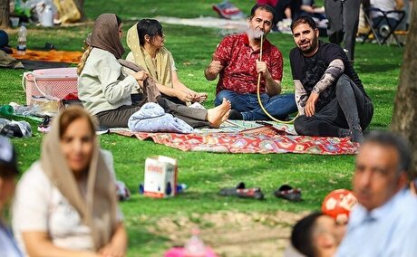 سیزده‌بدر در دل طبیعت