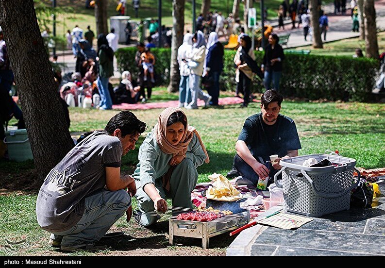 سیزده‌بدر در دل طبیعت