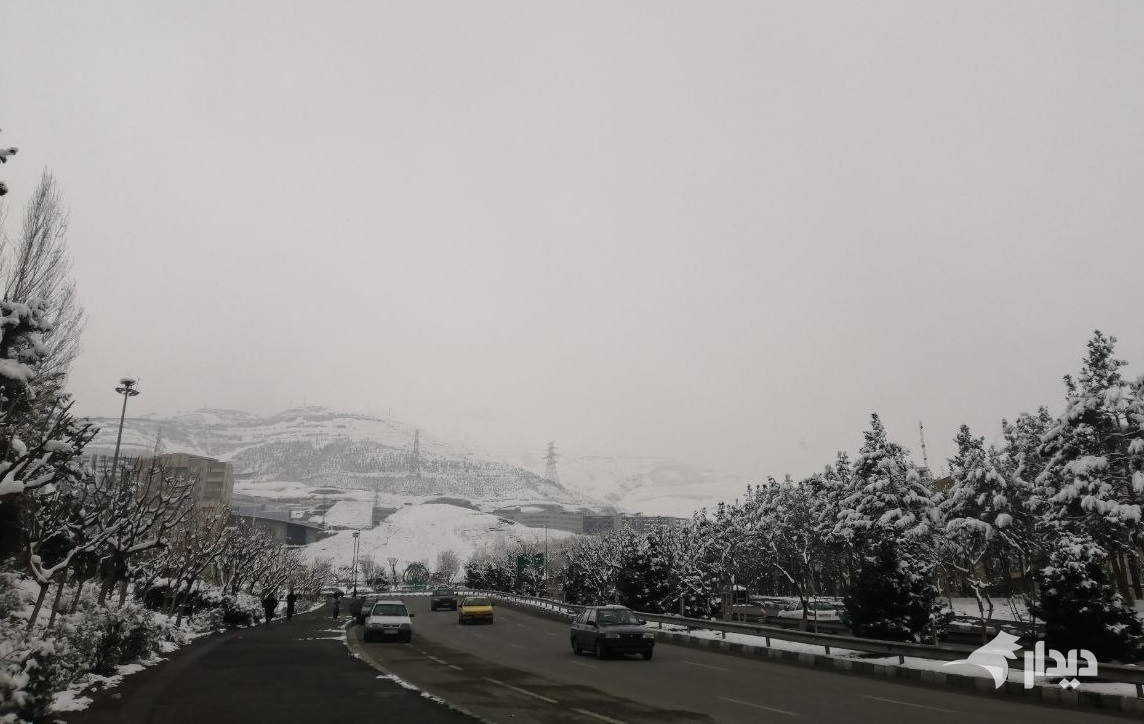 برف و باران و وزش باد شدید در آب‌های شمال و جنوب