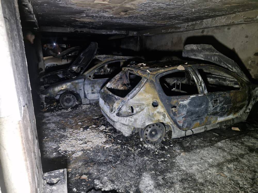 آتشسوزی گسترده در ساختمان مسکونی در بزرگراه خرازی آتشسوزی گسترده در ساختمان مسکونی در بزرگراه خرازی