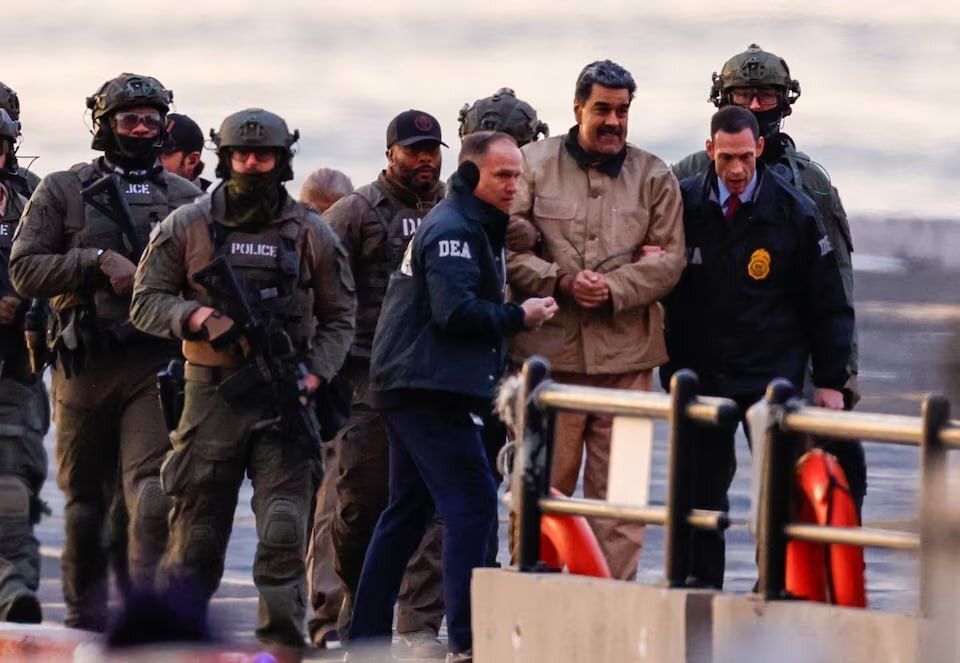 انتقال مادورو به دادگاه نیویورک +ویدیو