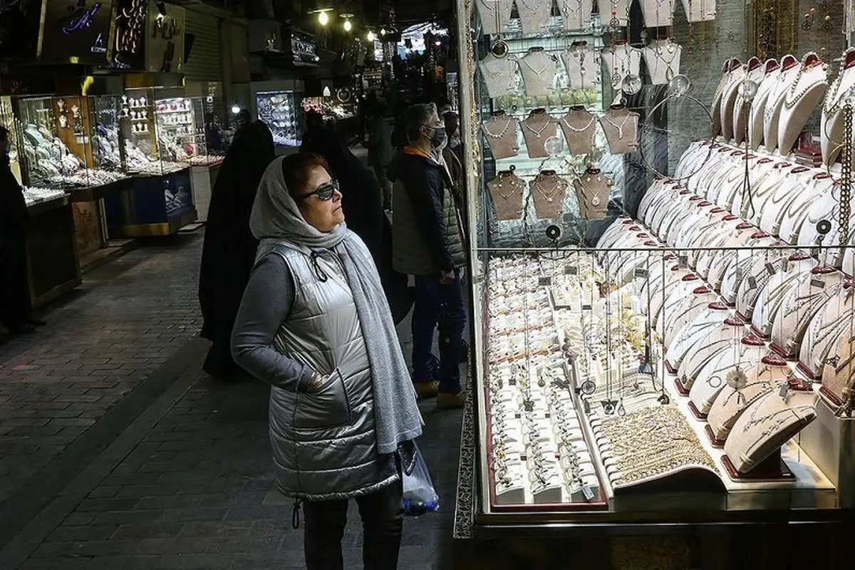 بازار طلافروشان نیمهتعطیل شد بازار طلافروشان نیمهتعطیل شد