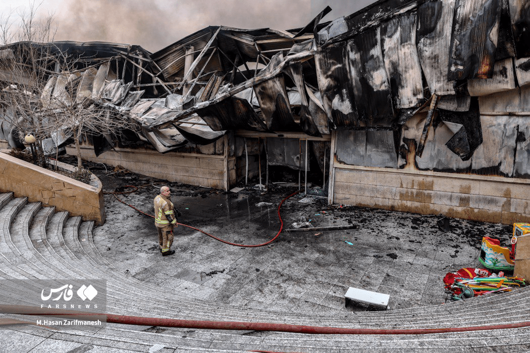 حریق بازار جنت آباد مهار شد +عکس حریق بازار جنت آباد مهار شد +عکس