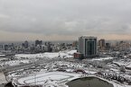 آسمان ابری و وزش باد در انتظار تهران
