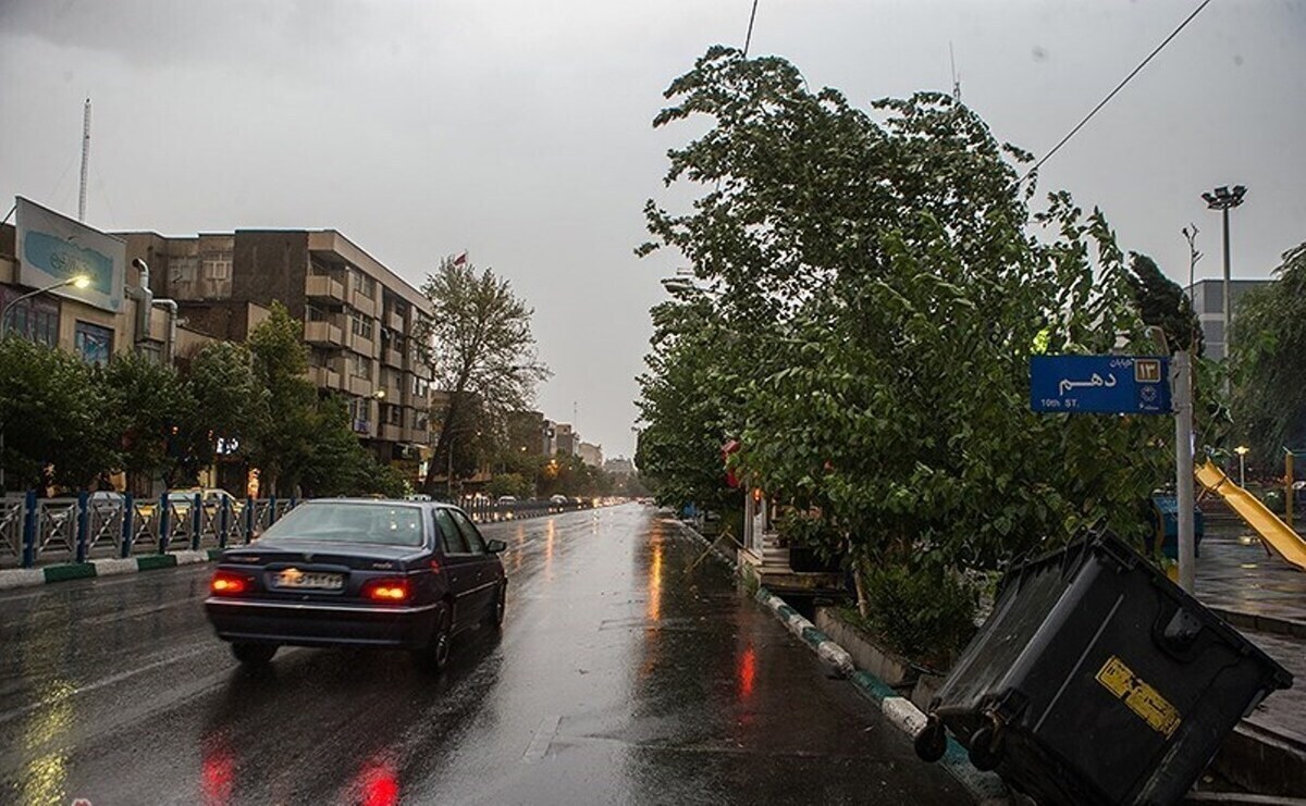 دو هشدار هواشناسی؛ رگبار باران و وزش باد شدید