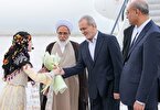 پزشکیان وارد کرمانشاه شد