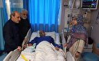 جبلی از مجروحان صداوسیما عیادت کرد