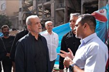 بازدید پزشکیان از مناطق آسیب‌دیده از تهاجم اسرائیل