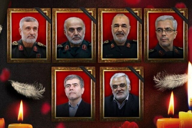 زمان تشییع فرماندهان نیروهای مسلح اعلام شد