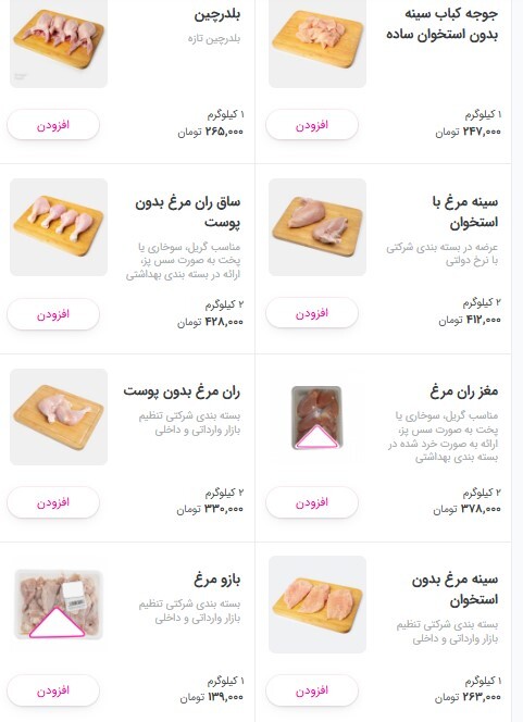 گرانی در بازار میوه و تره‌بار؛ ۲ کیلو مرغ ۴۱۲ هزار تومان +عکس