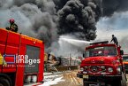 آتش‌سوزی در پالایشگاه نفت آبادان/ عملیات مهار شعله‌ها