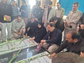 بازدید مهاجرانی از موکب شرکت گاز در مرز مهران