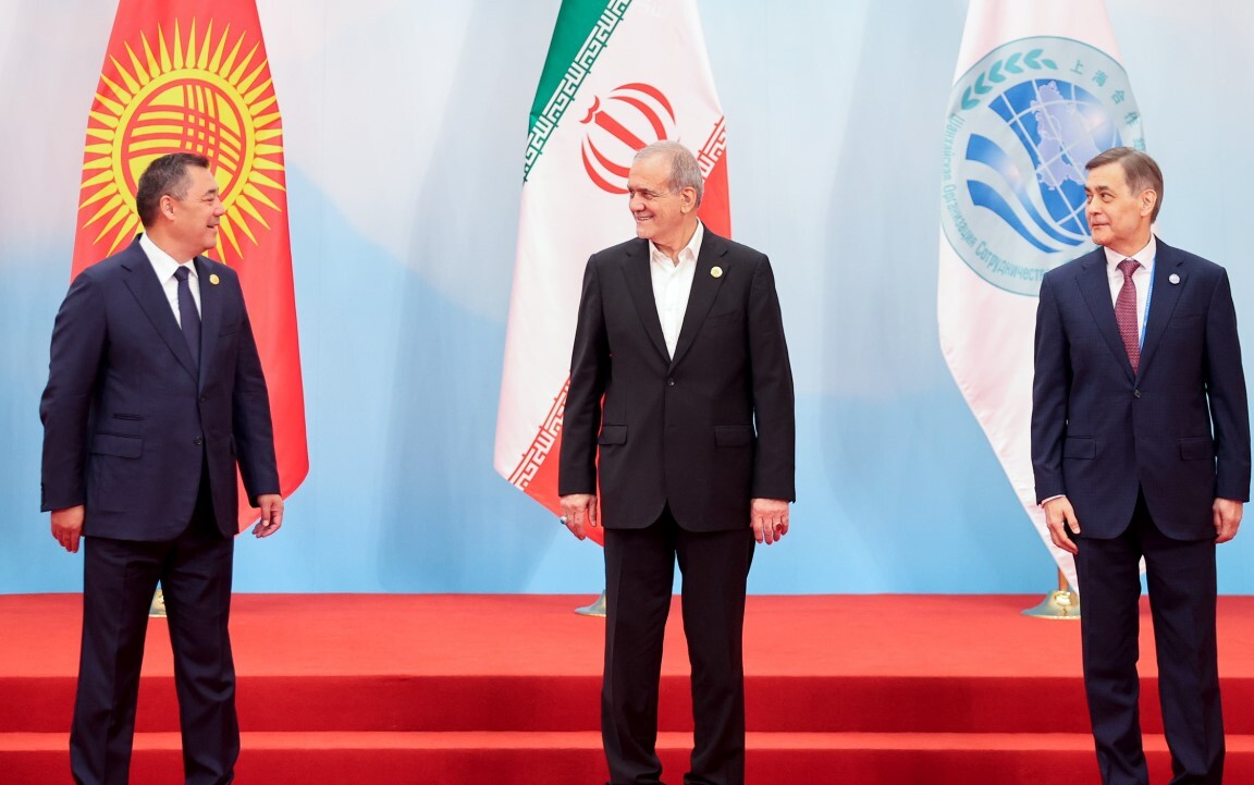 عکس یادگاری اجلاس سران شانگهای با حضور پزشکیان