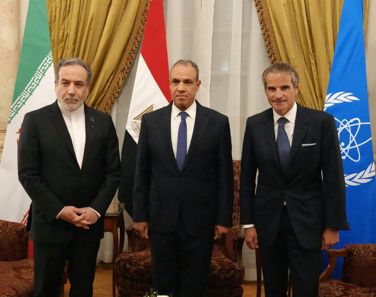 دیدار عراقچی و گروسی به میزبانی مصر