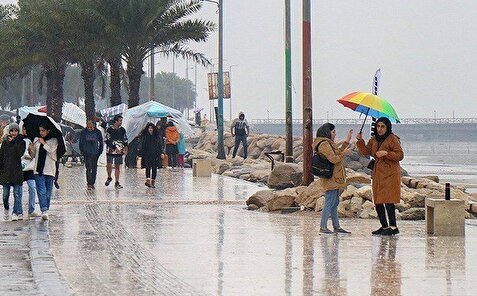 رگبار باران در جنوب و جنوب‌شرق/ تهران ۳۸ درجه