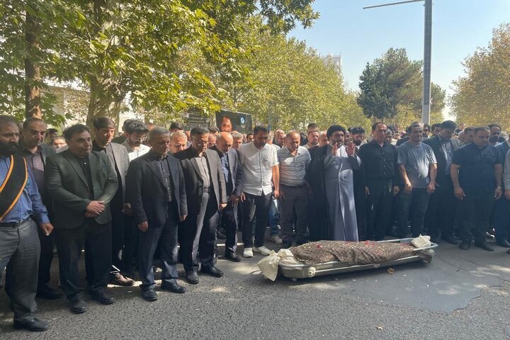 مراسم تشییع دانشجوی فقید دانشگاه تهران برگزار شد