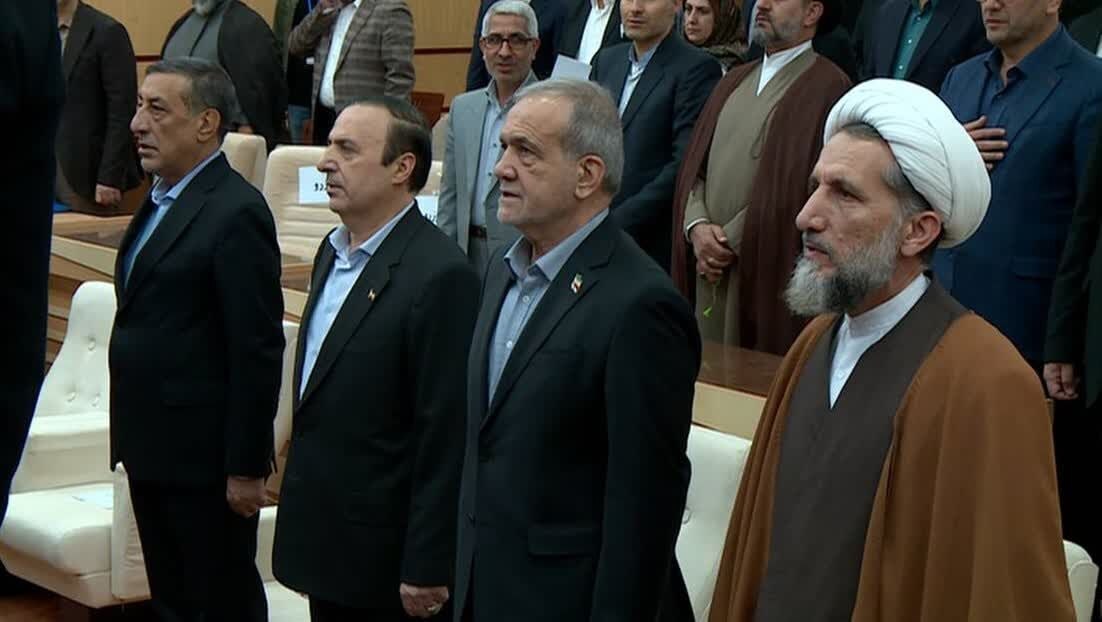 رئیس‌جمهور وارد استان قزوین شد