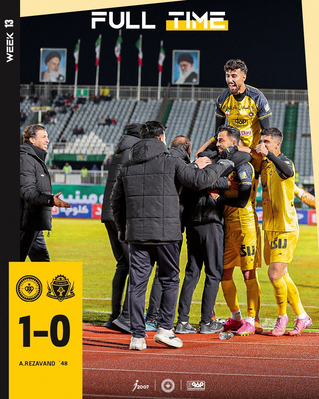 توقف بدموقع آبی‌ها؛ صدر جدول طلایی ماند