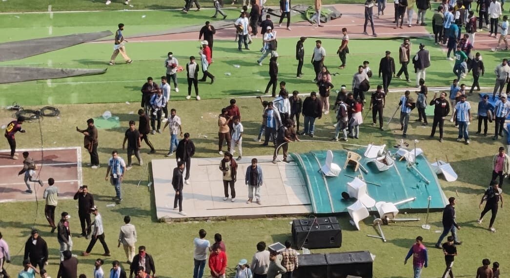 هرج و مرج در هند به خاطر «مسی» +عکس هرج و مرج در هند به خاطر «مسی» +عکس